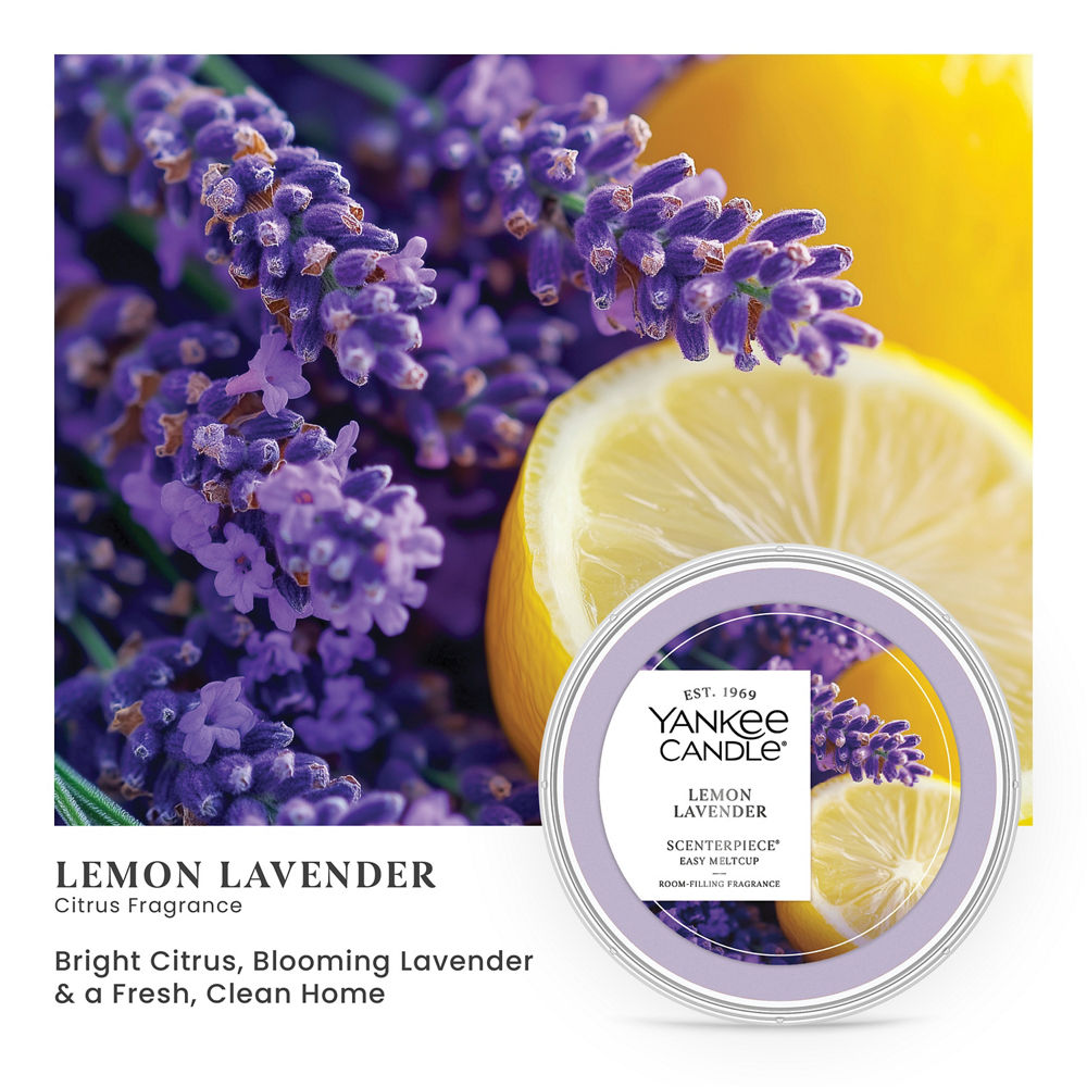 Lemon Lavender Scenterpiece® Easy MeltCup - Image 2