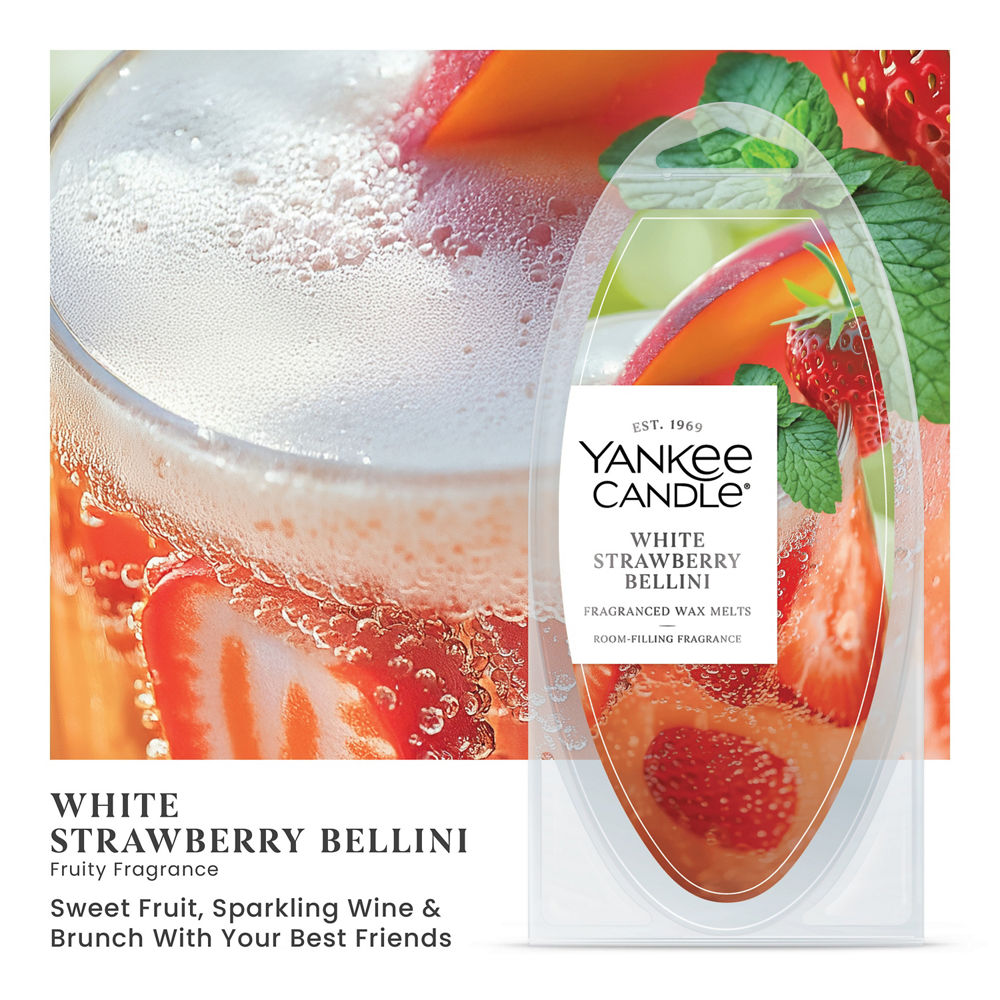 White Strawberry Bellini Wax Melts - Image 2