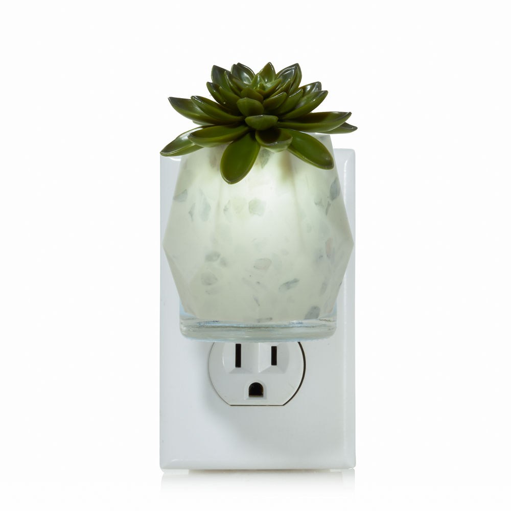 Faceted Succulent ScentPlug® Diffuser with Light - Image 3