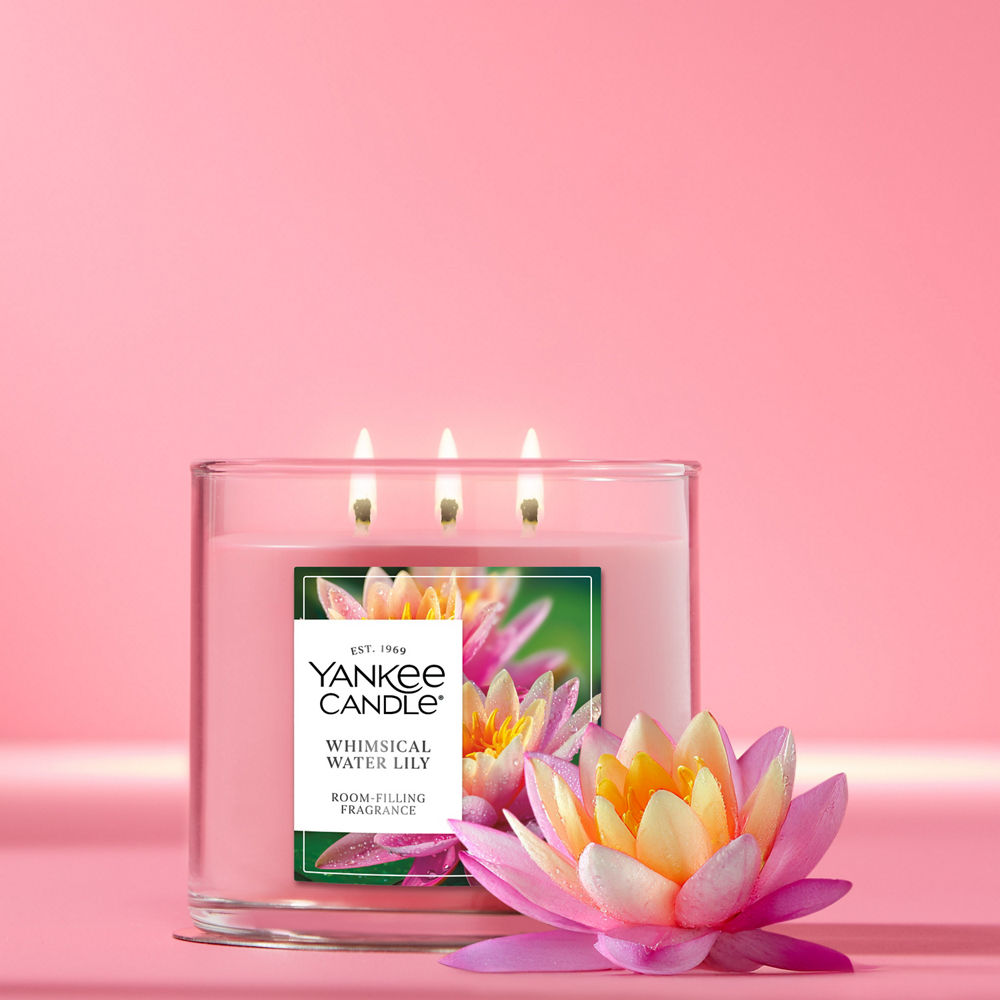 Whimsical Water Lily 3-Wick Candle - Image 2