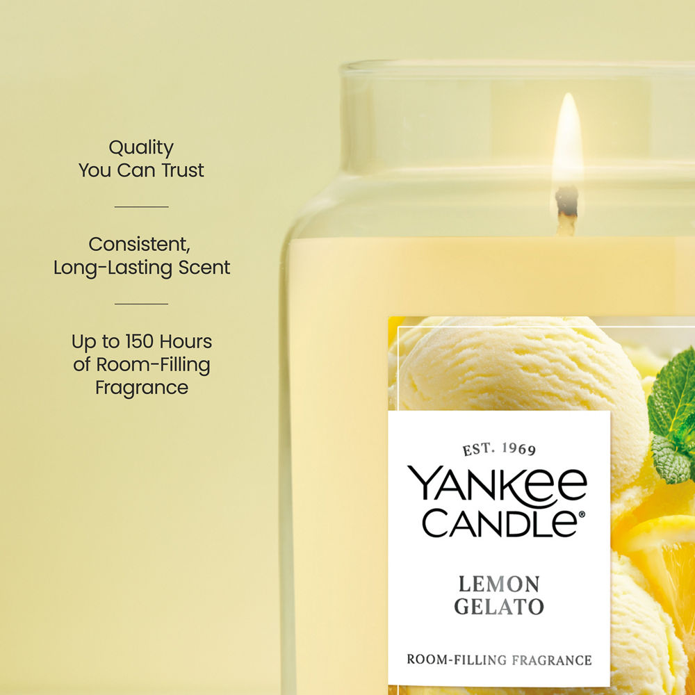 Lemon Gelato Original Large Jar Candle - Image 3