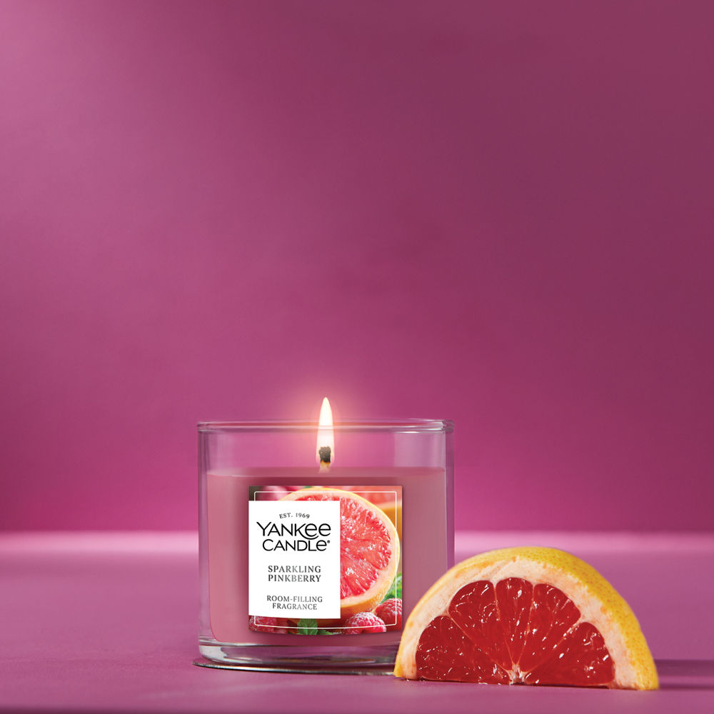 Sparkling Pinkberry Small Tumbler Candle - Image 2