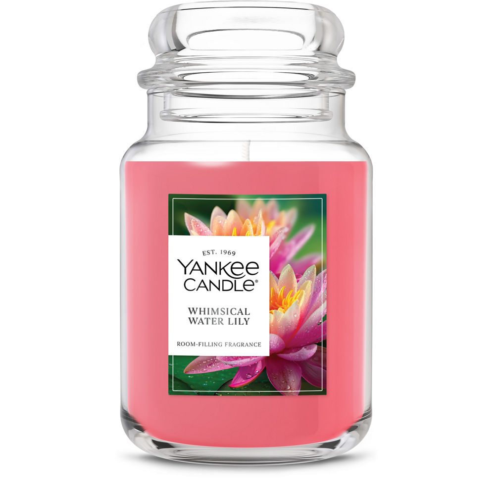 Whimsical Water Lily Original Large Jar Candle