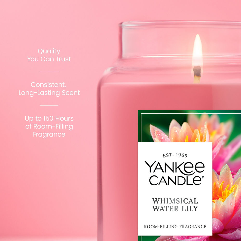 Whimsical Water Lily Original Large Jar Candle - Image 3