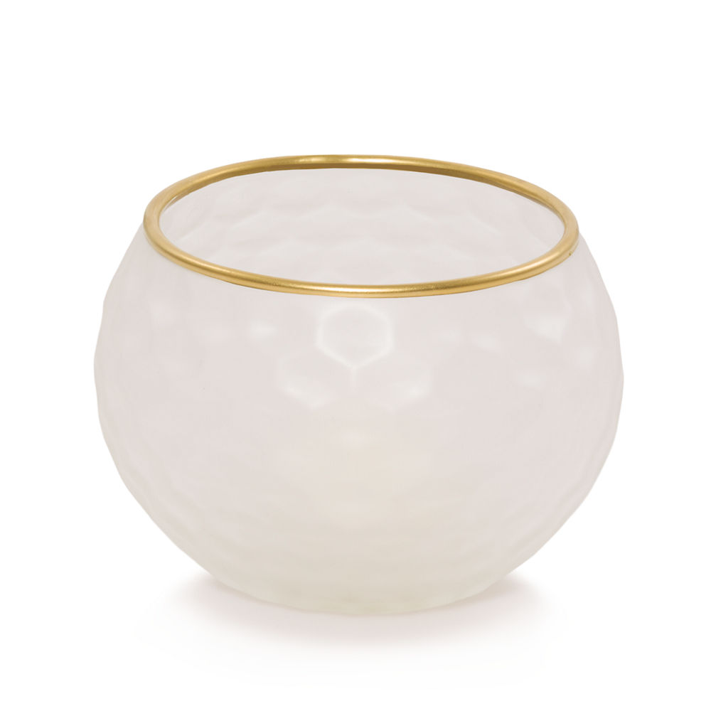 Frosted Honeycomb Tea Light Candle Holder - Image 2