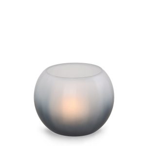 Gray Melon Tea Light Candle Holder