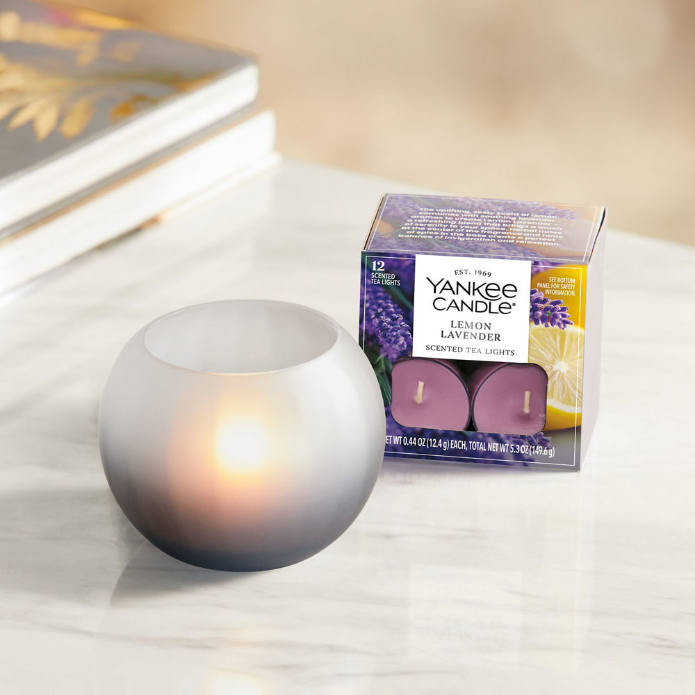 Gray Melon Tea Light Candle Holder - Image 4