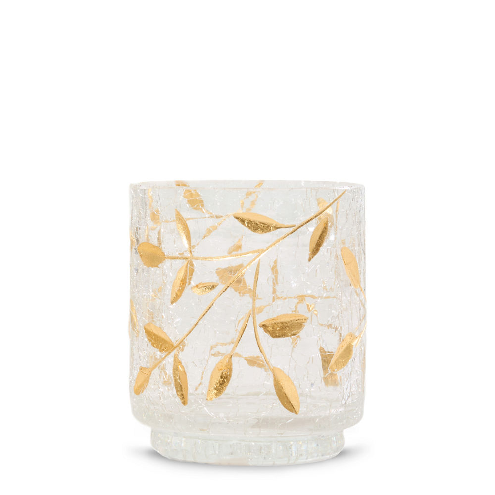 Gold Blossom Tea Light Candle Holder - Image 2