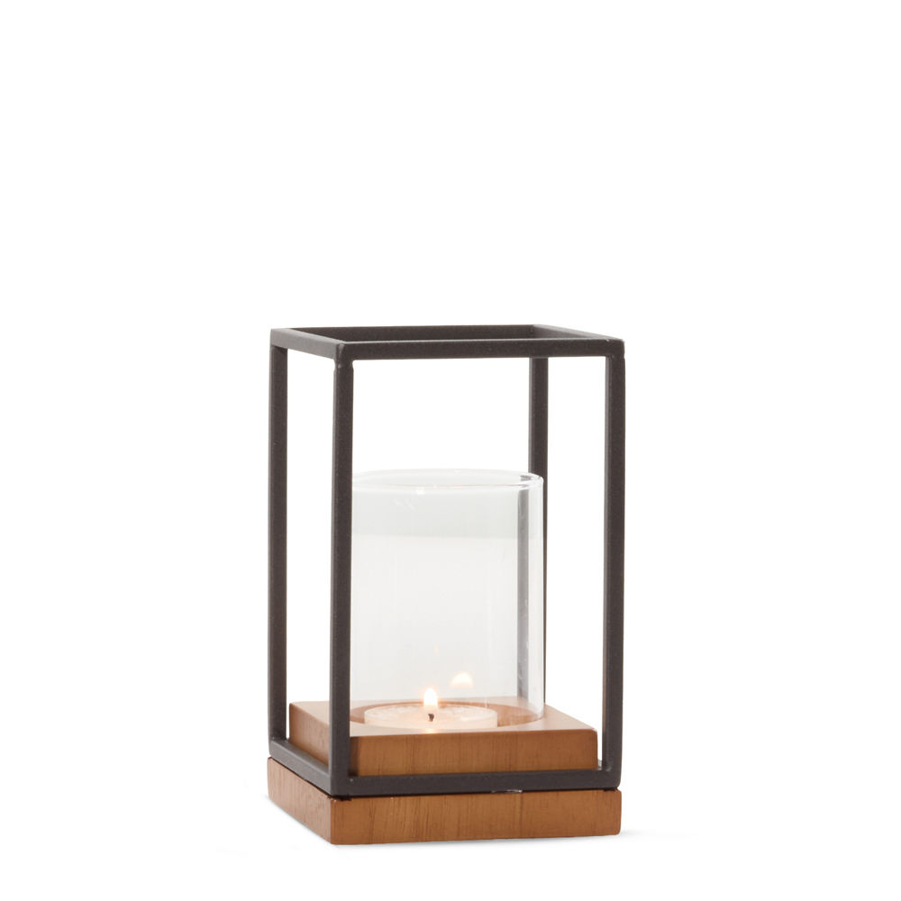 Black Edge Tea Light Candle Holder - Image 2