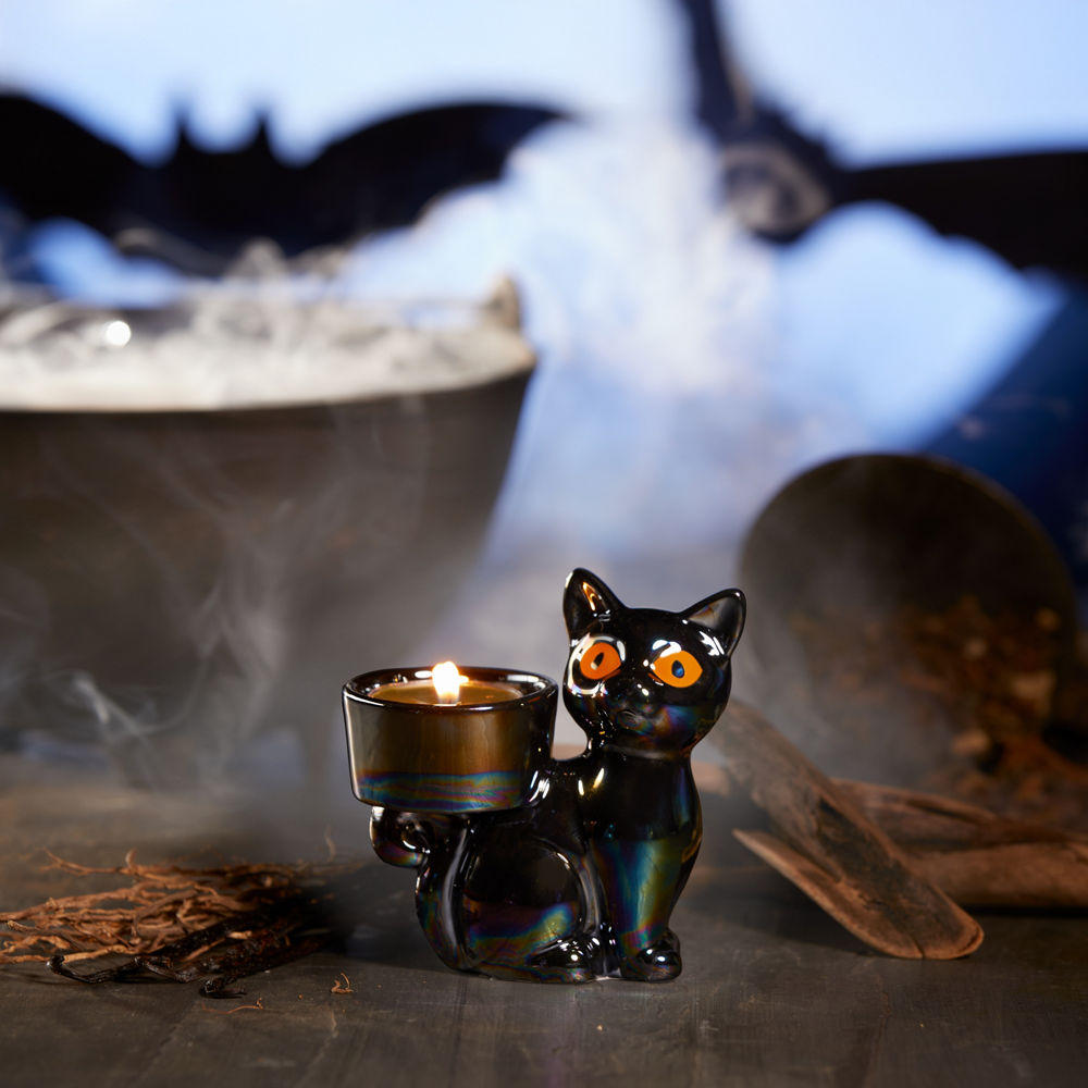 Twilight Whiskers Tea Light Candle Holder - Image 2