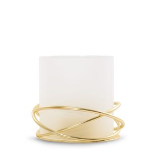 Golden Halo Tea Light Candle Holder