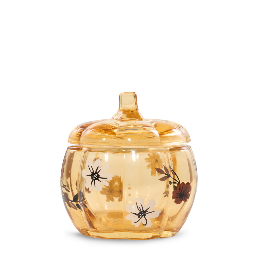 Flower Pumpkin Tea Light Candle Holder - Image 2