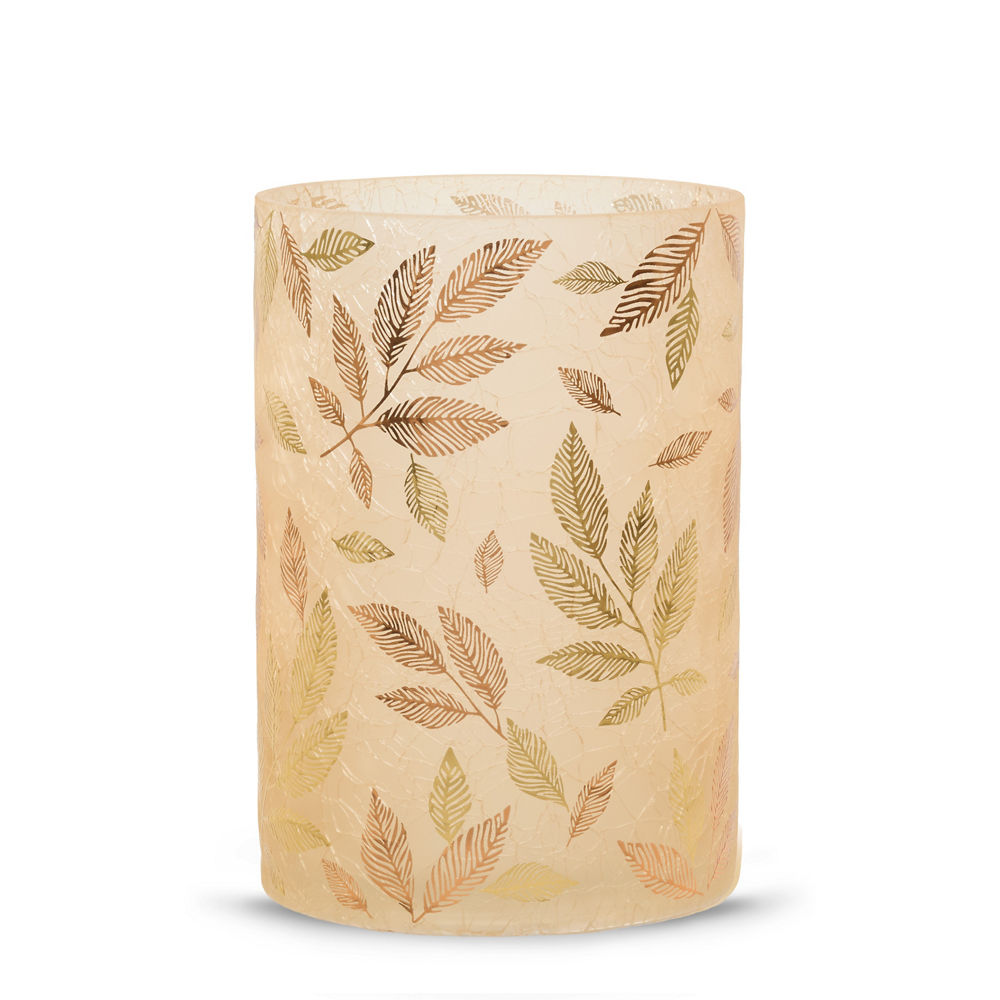 Frosted Gold Jar Candle Holder - Image 2