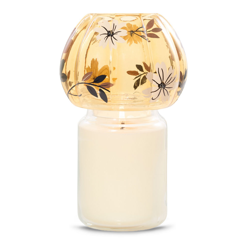 Flower Pumpkin Jar Candle Shade - Image 2