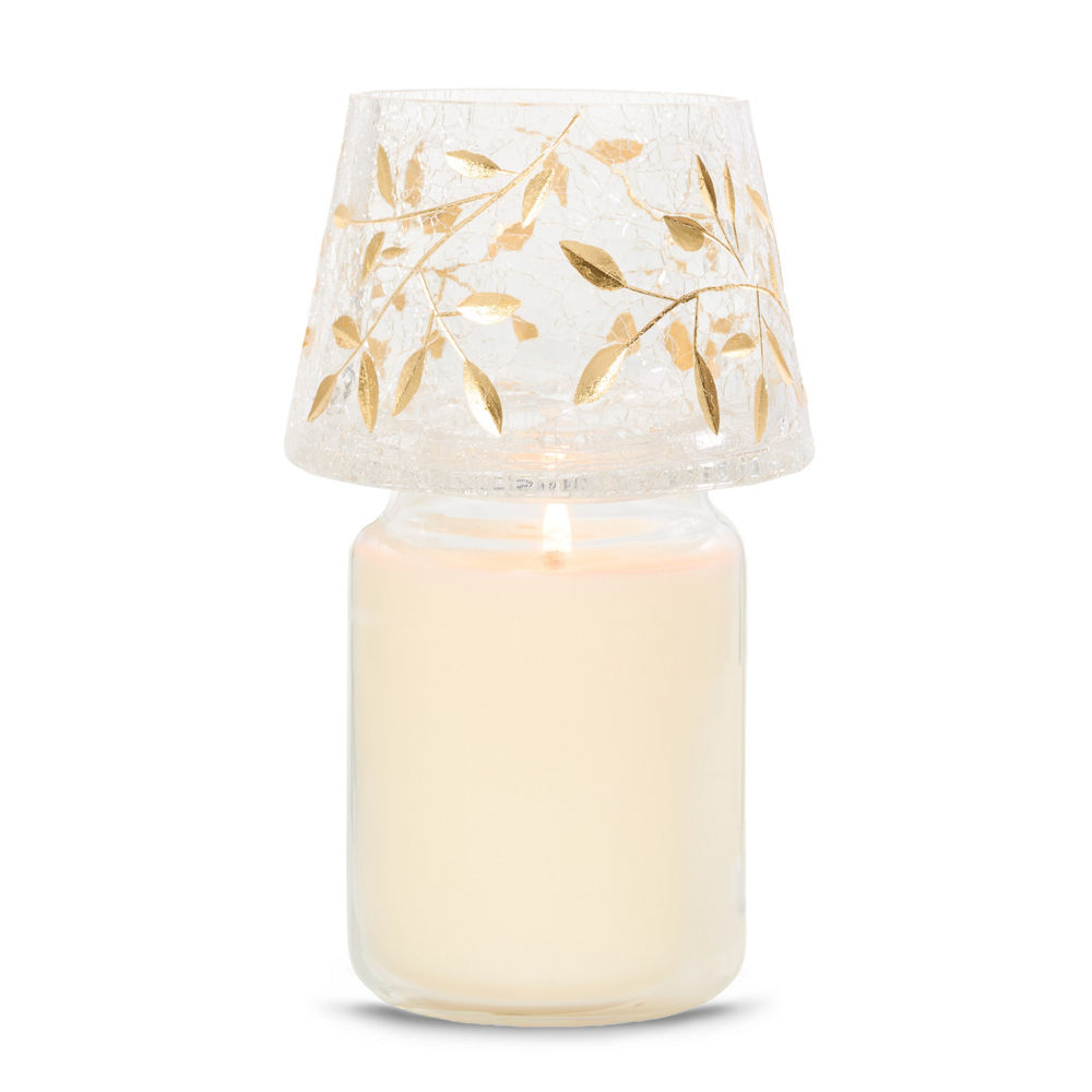 Gold Blossom Jar Candle Shade - Image 2