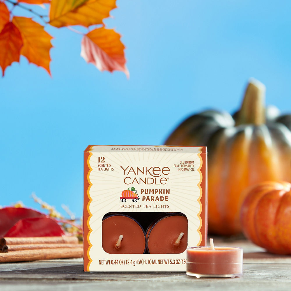 Pumpkin Parade Scented Tea Light Candles - Image 2