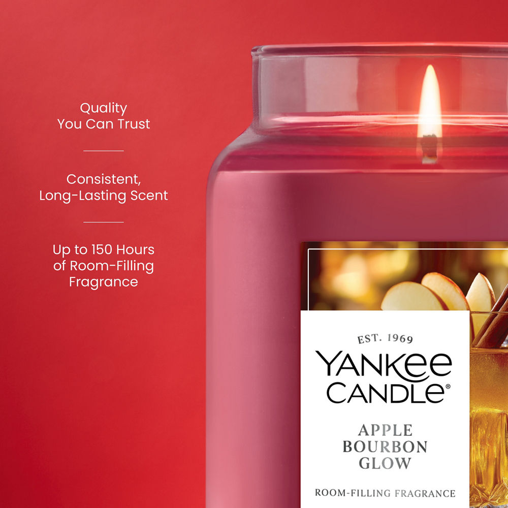 Apple Bourbon Glow Original Large Jar Candle - Image 3