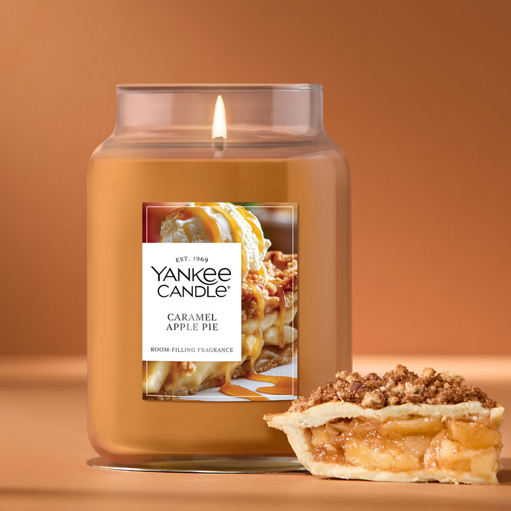 Caramel Apple Pie Original Large Jar Candle - Image 2