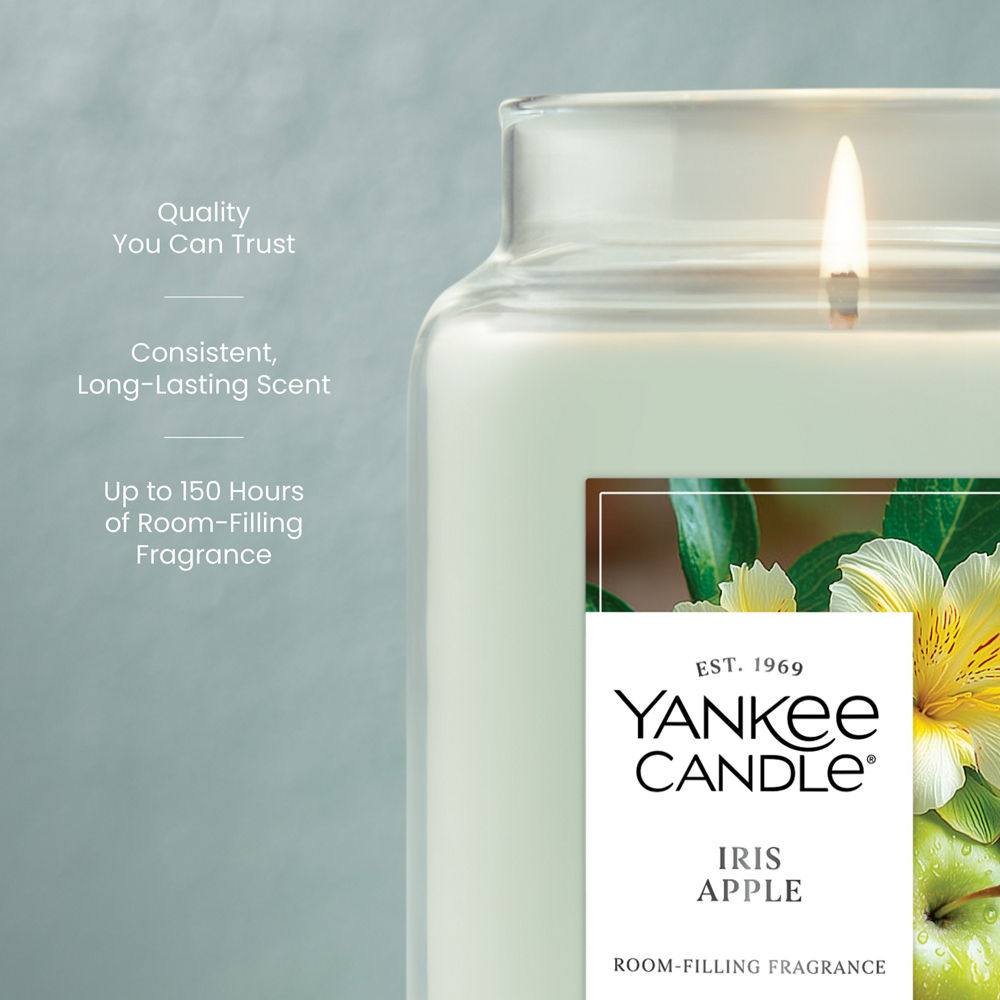 Iris Apple Original Large Jar Candle - Image 4
