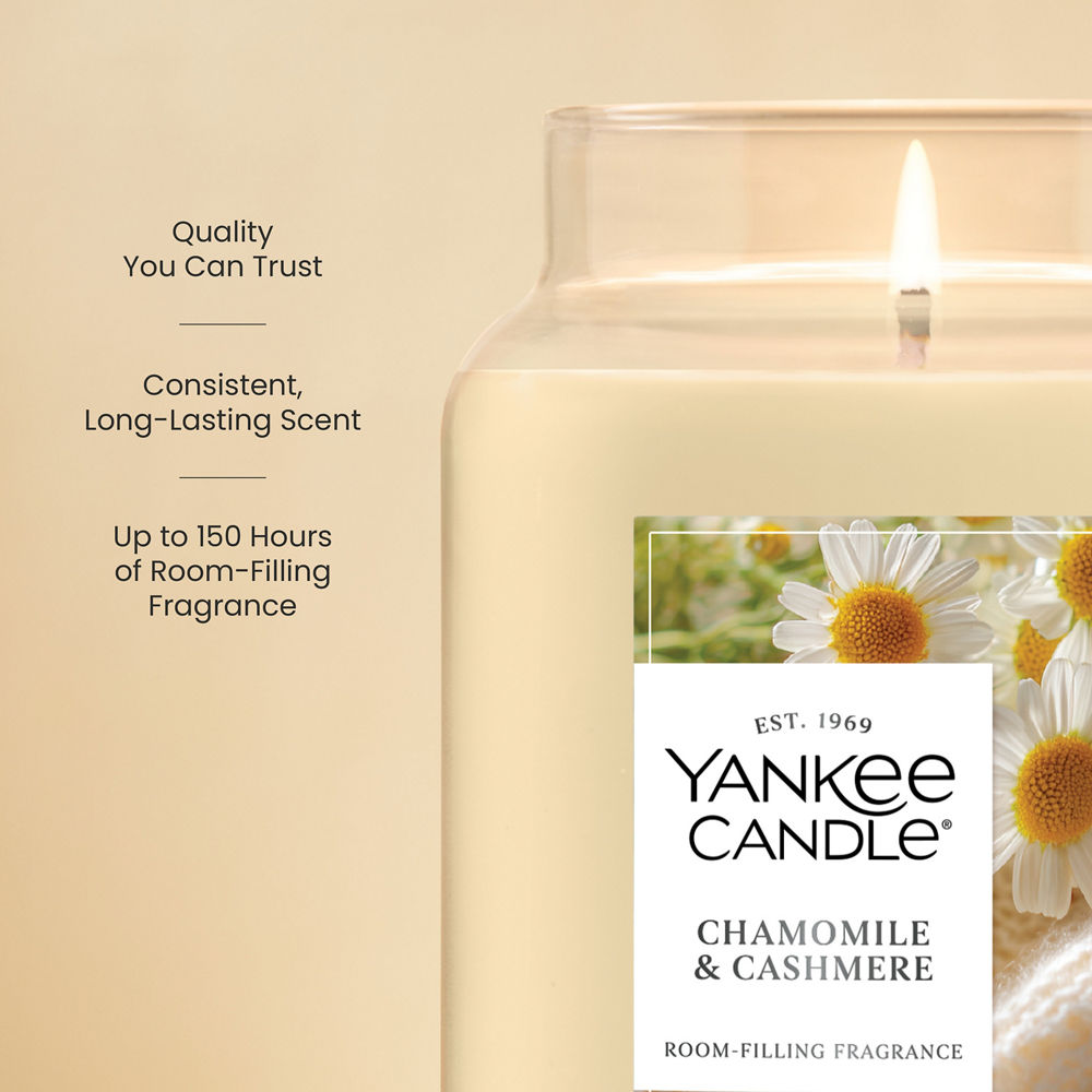 Chamomile & Cashmere Original Large Jar Candle - Image 4