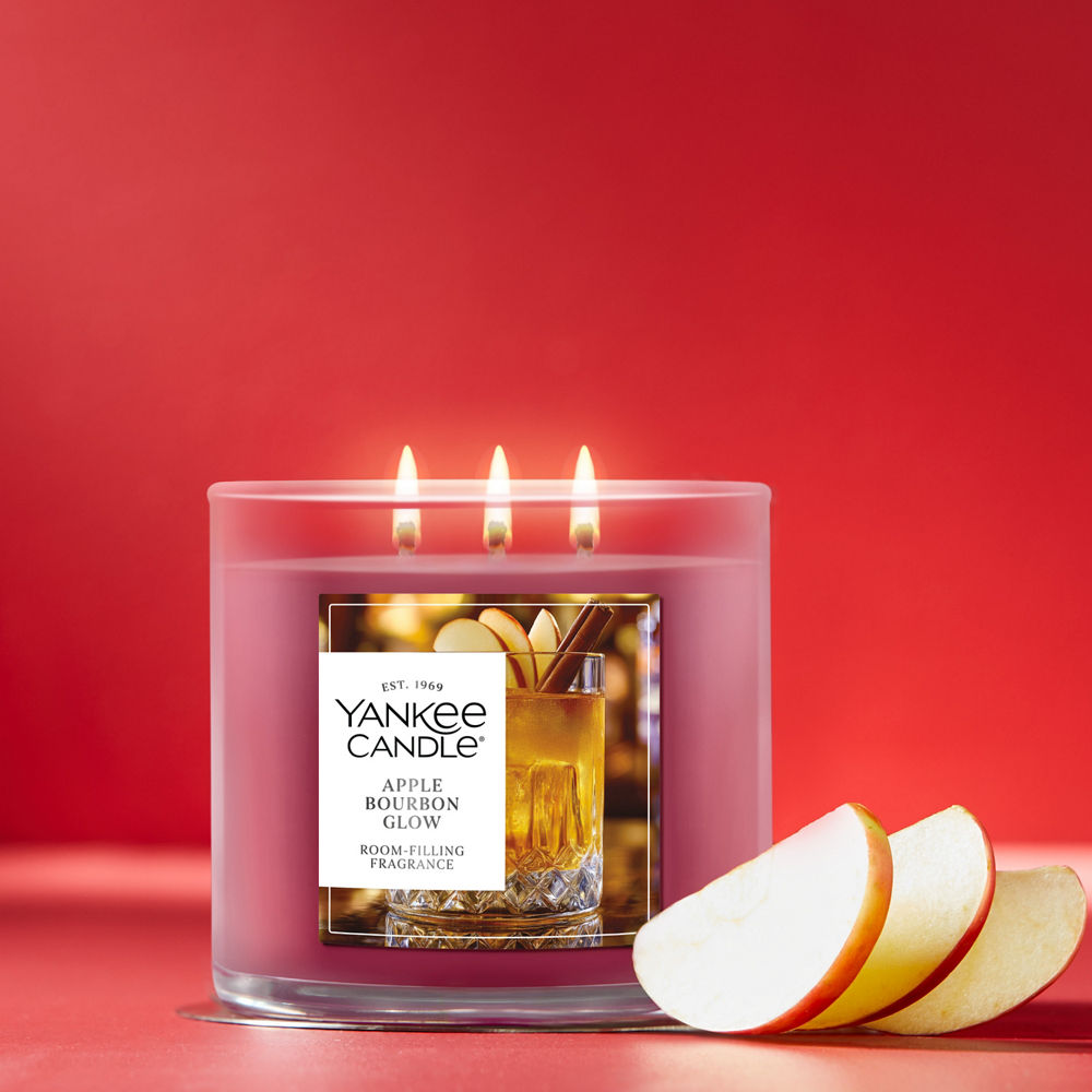 Apple Bourbon Glow 3-Wick Candle - Image 2