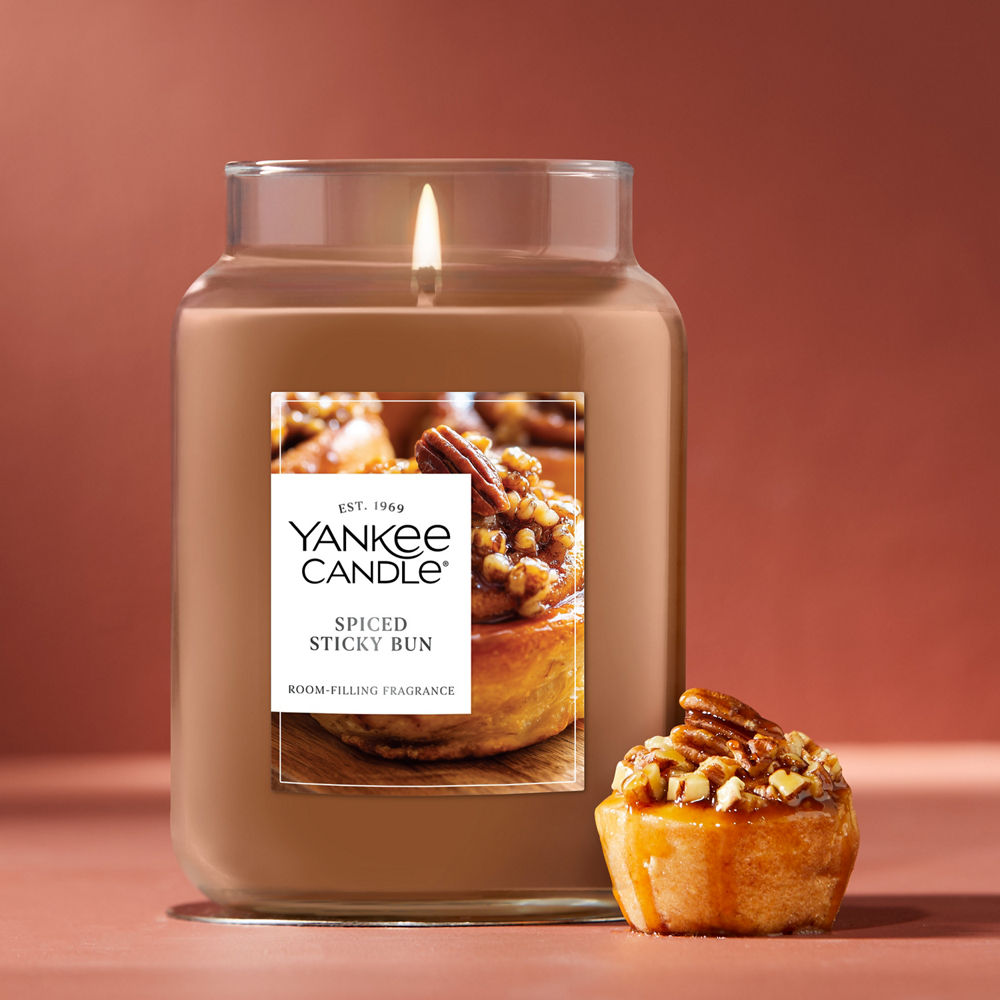 Spiced Sticky Bun Original Large Jar Candle - Image 2
