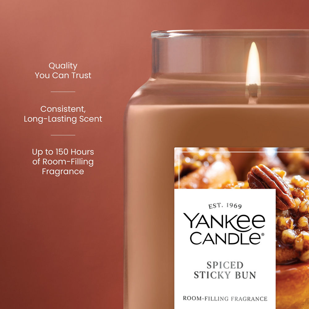 Spiced Sticky Bun Original Large Jar Candle - Image 3