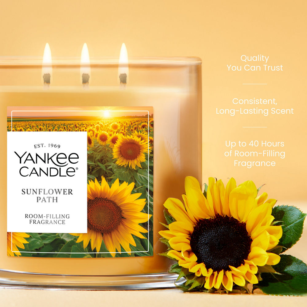 Sunflower Path 3-Wick Candle - Image 4