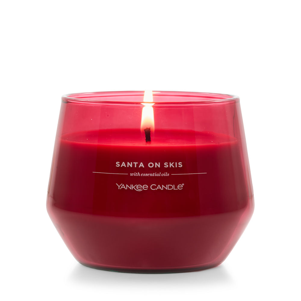 Santa On Skis Studio Candle - Image 3