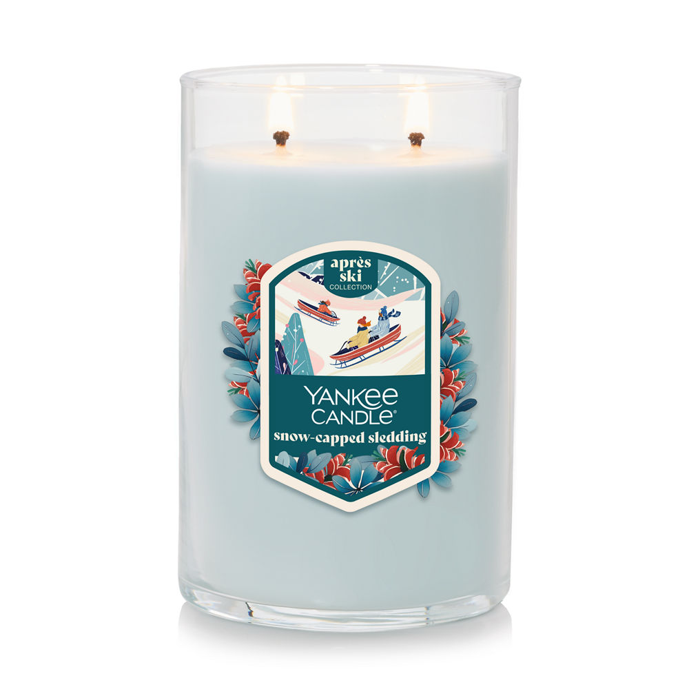 Snow-Capped Sledding Large Tumbler Candle - Image 2