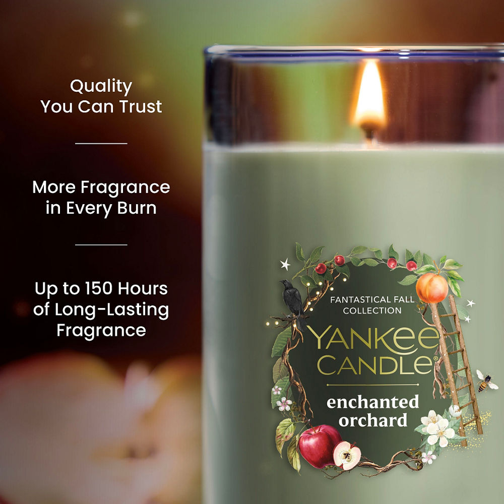 Enchanted Orchard Medium Pillar Candle - Image 4