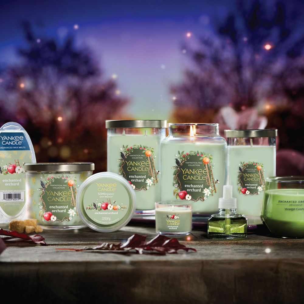 Enchanted Orchard Medium Pillar Candle - Image 5