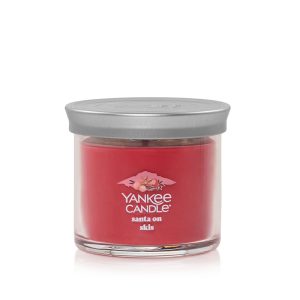 Santa On Skis Small Tumbler Candle