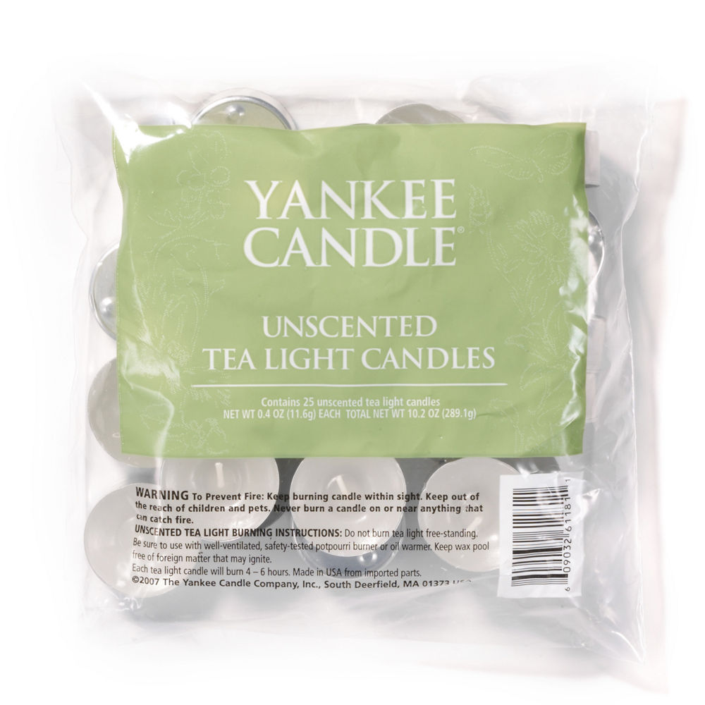 Unscented Tea Light Candles
