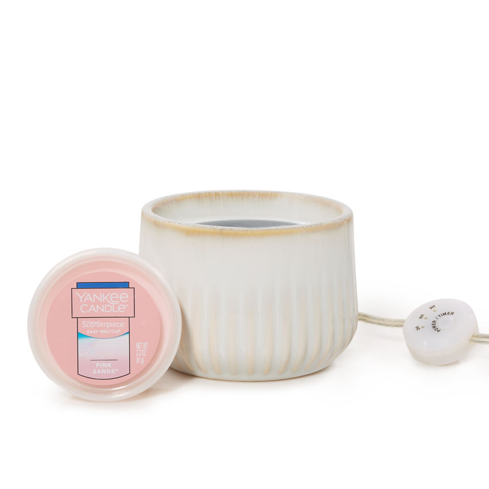 Ridged Ceramic Scenterpiece® MeltCup Warmer - Image 3