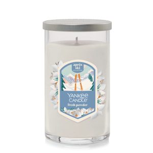 Fresh Powder Medium Pillar Candle