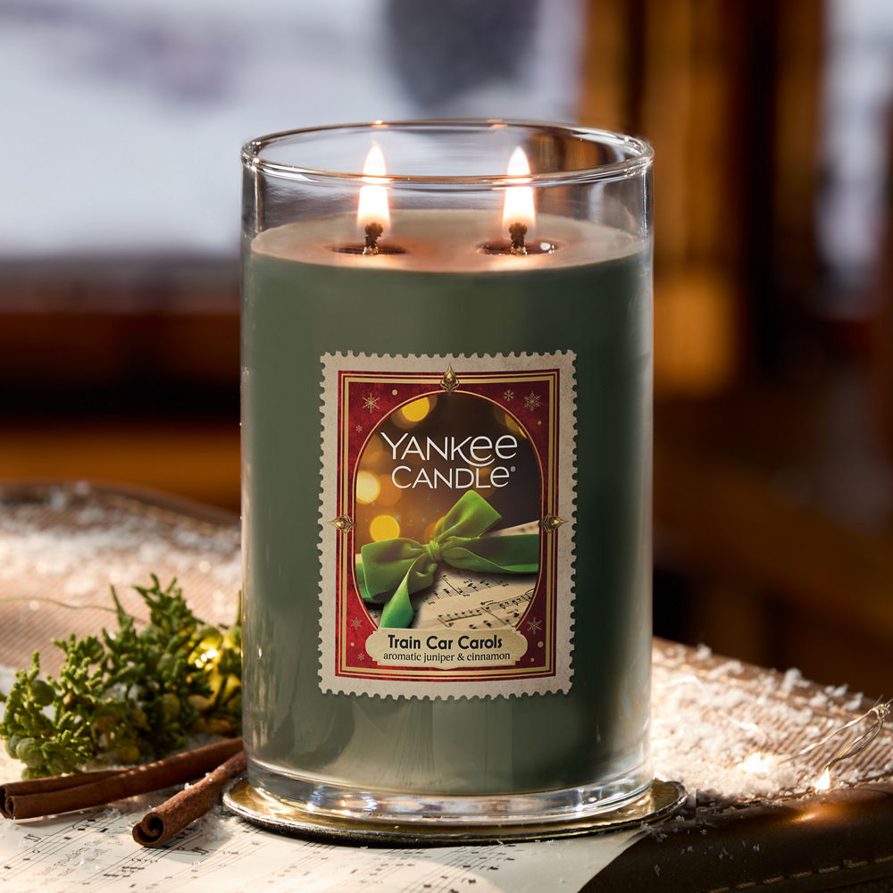Train Car Carols Large Tumbler Candle - Image 2