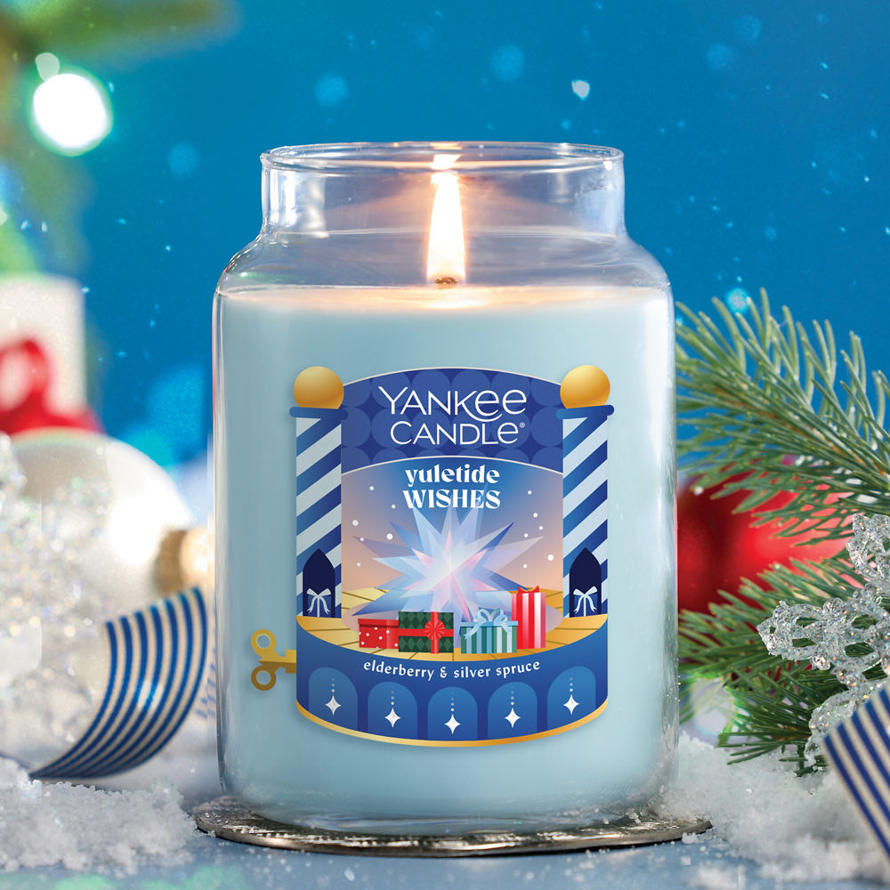 Yuletide Wishes Original Large Jar Candle - Image 2