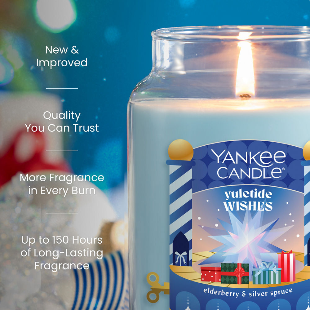 Yuletide Wishes Original Large Jar Candle - Image 4