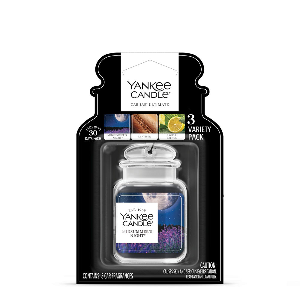 Midsummer's Night® / Leather / Sage & Citrus Car Jar® Ultimate (Bonus 3-Pack) - Image 3