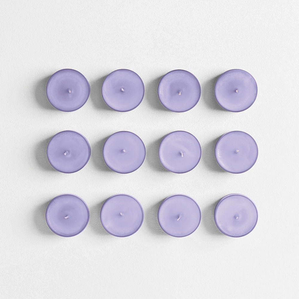 Lilac Blossoms Scented Tea Light Candles - Image 4