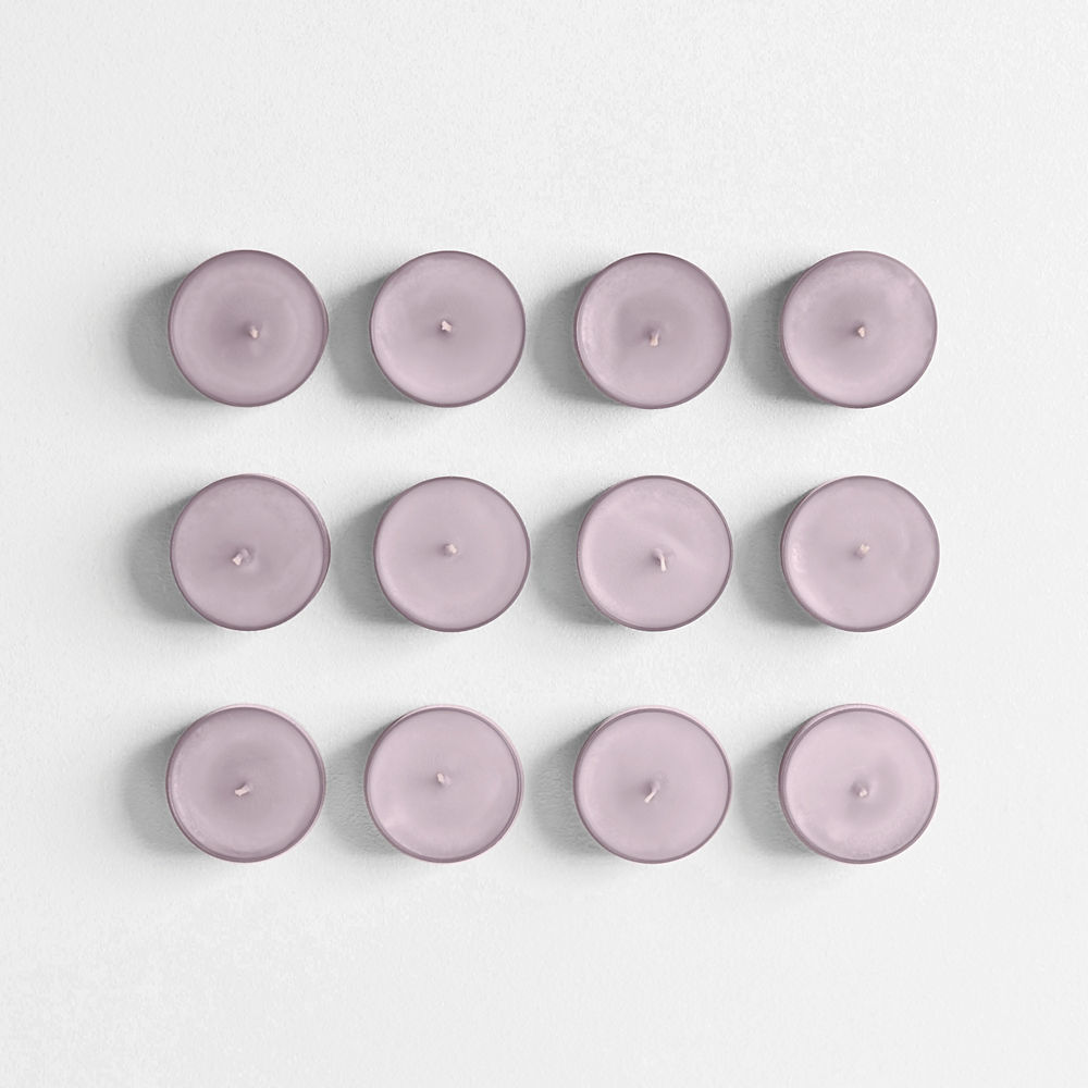 Dried Lavender & Oak Scented Tea Light Candles - Image 4