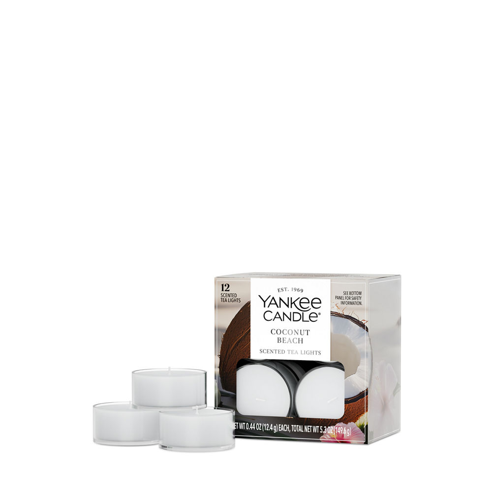 Coconut Beach Scented Tea Light Candles