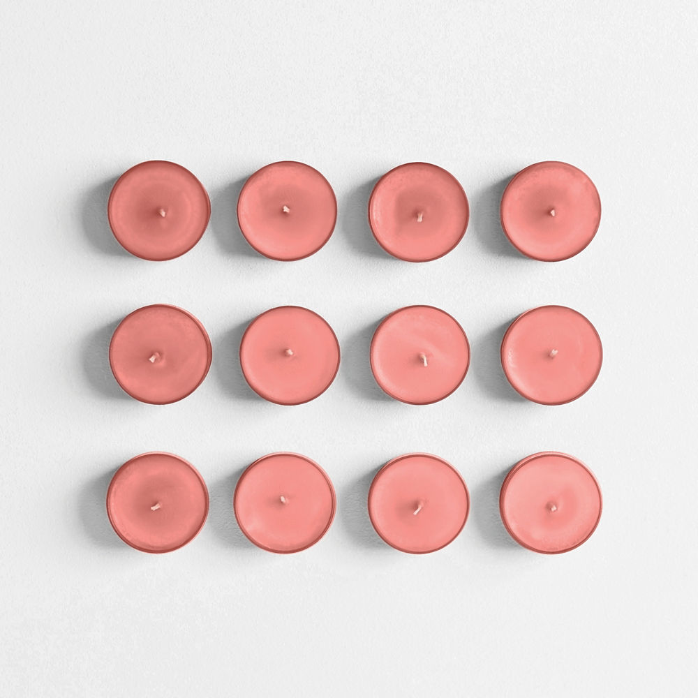 White Strawberry Bellini Scented Tea Light Candles - Image 4