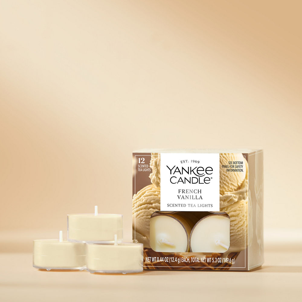 French Vanilla Scented Tea Light Candles - Image 2