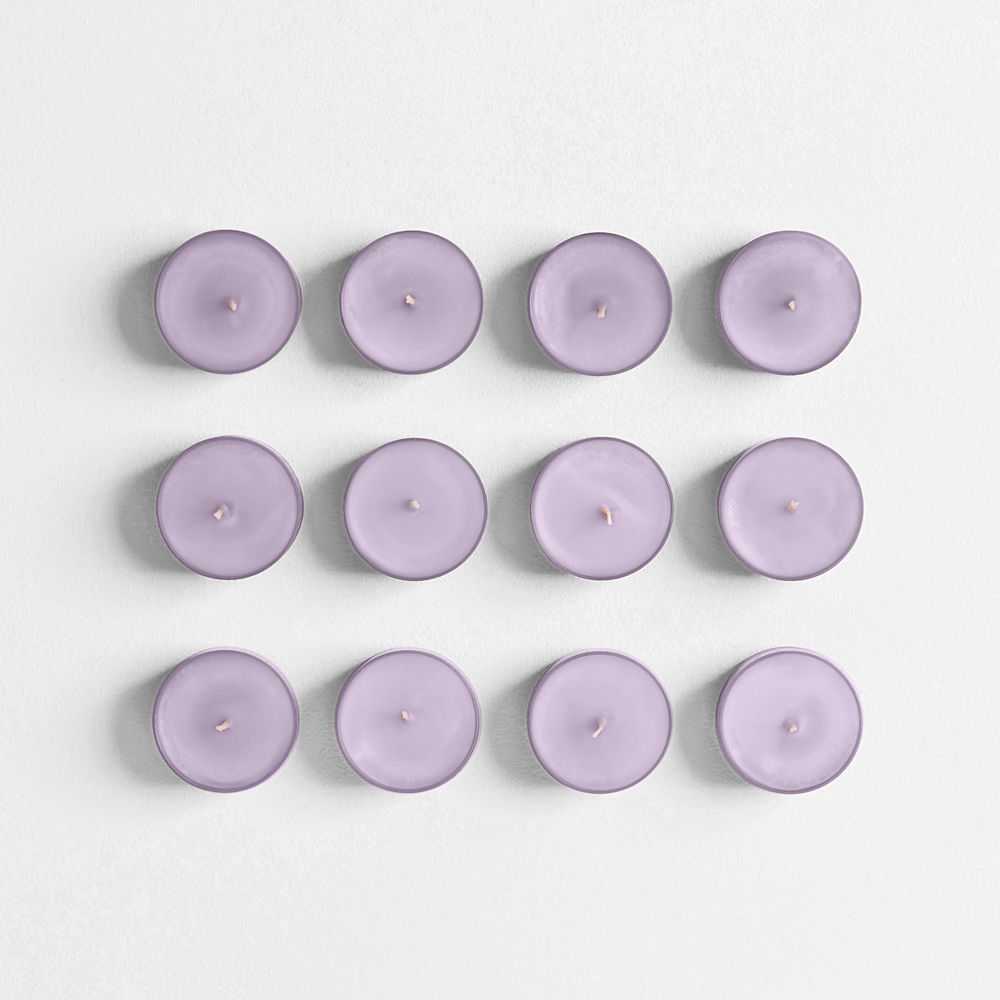 Lemon Lavender Scented Tea Light Candles - Image 4